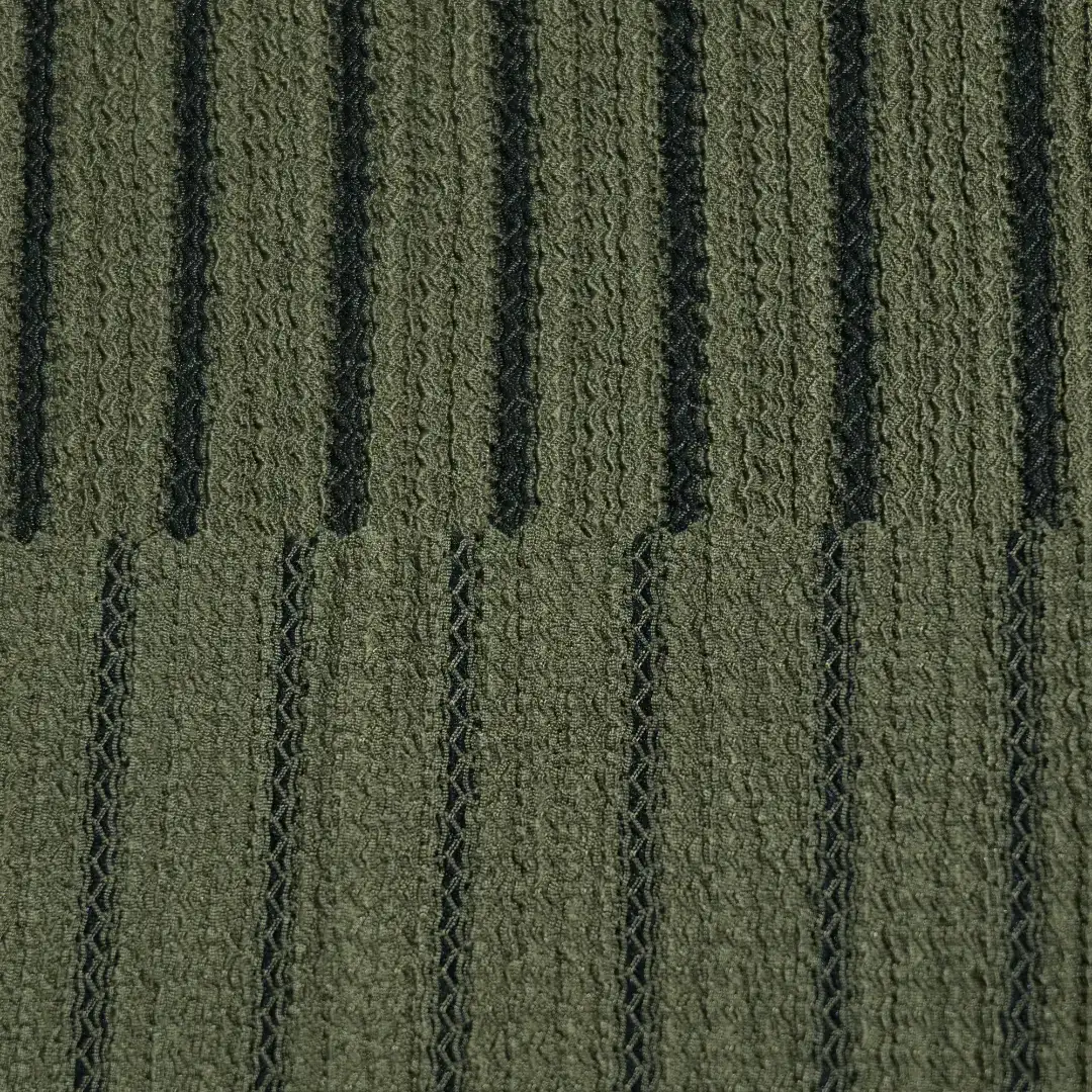 China Fabric for T-Shirt,Blouse,Skirt Jacquard Knit Fabric Polyester Spandex Army green color buy from China wholesaler bulk order at wholesale price free worldwide shipping Alibaba
