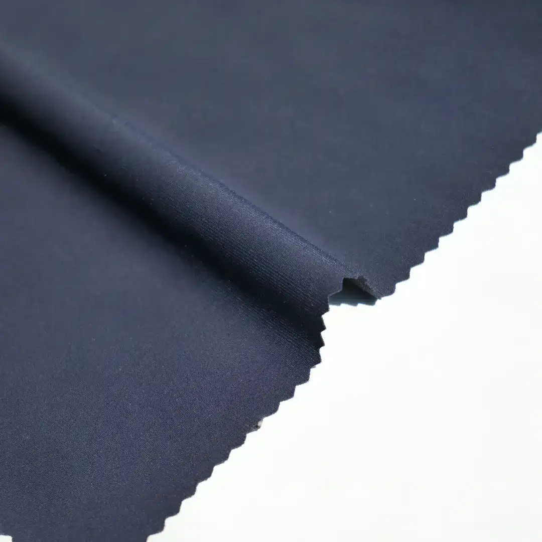 China Fabric for Jogger,Yoga Clothes,Swimsuits,Yoga Pants,Swim shorts,Sports Bras Two-way Stretch Knit Fabric Nylon Spandex Dark blue color buy from China wholesaler bulk order at wholesale price free worldwide shipping Alibaba