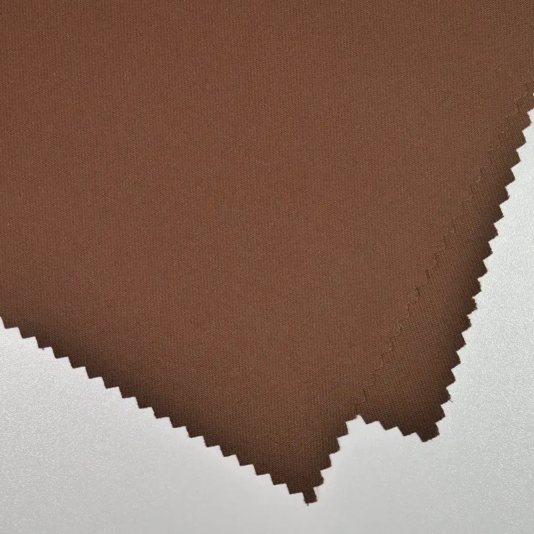 China Fabric for Blazer,Suit Polyester Cationic Woven Fabric Synthetic Woven Fabric Polyester Spandex coffee color color buy from China wholesaler bulk order at wholesale price free worldwide shipping Alibaba