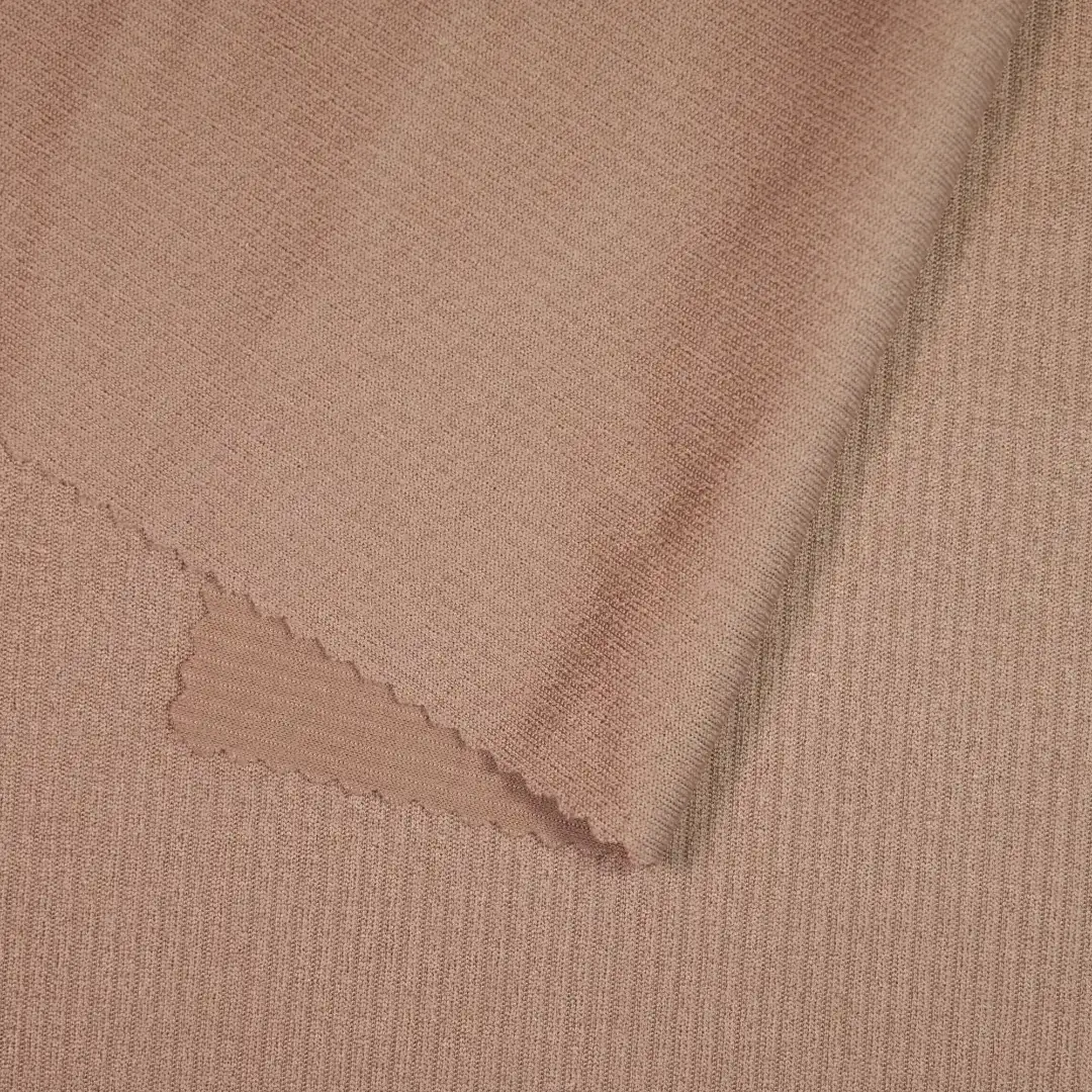 China Fabric for T-Shirt,Polo Shirt,T-shirt ,Polo T-shirt  Jacquard Knit Fabric Polyester Spandex brown color buy from China wholesaler bulk order at wholesale price free worldwide shipping Alibaba