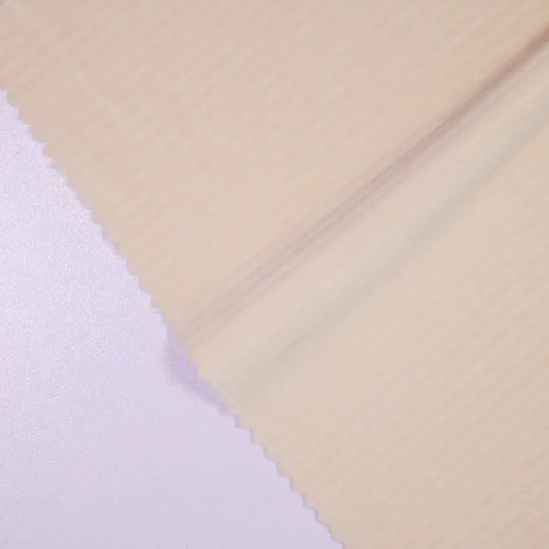 China Fabric for Pants,Jackets,Blazer,Hoodie knitted Corduroy Knit Fabric Polyester Spandex Beige color buy from China wholesaler bulk order at wholesale price free worldwide shipping Alibaba