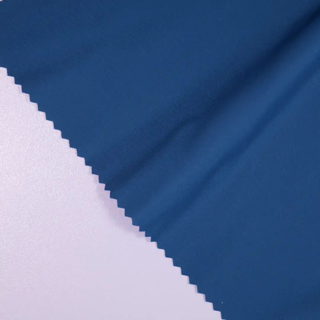 China Fabric for Yoga Clothes,Swimsuits,Swim shorts,Sports Bras Tricot Knit Fabric Nylon Spandex blue color buy from China wholesaler bulk order at wholesale price free worldwide shipping Alibaba