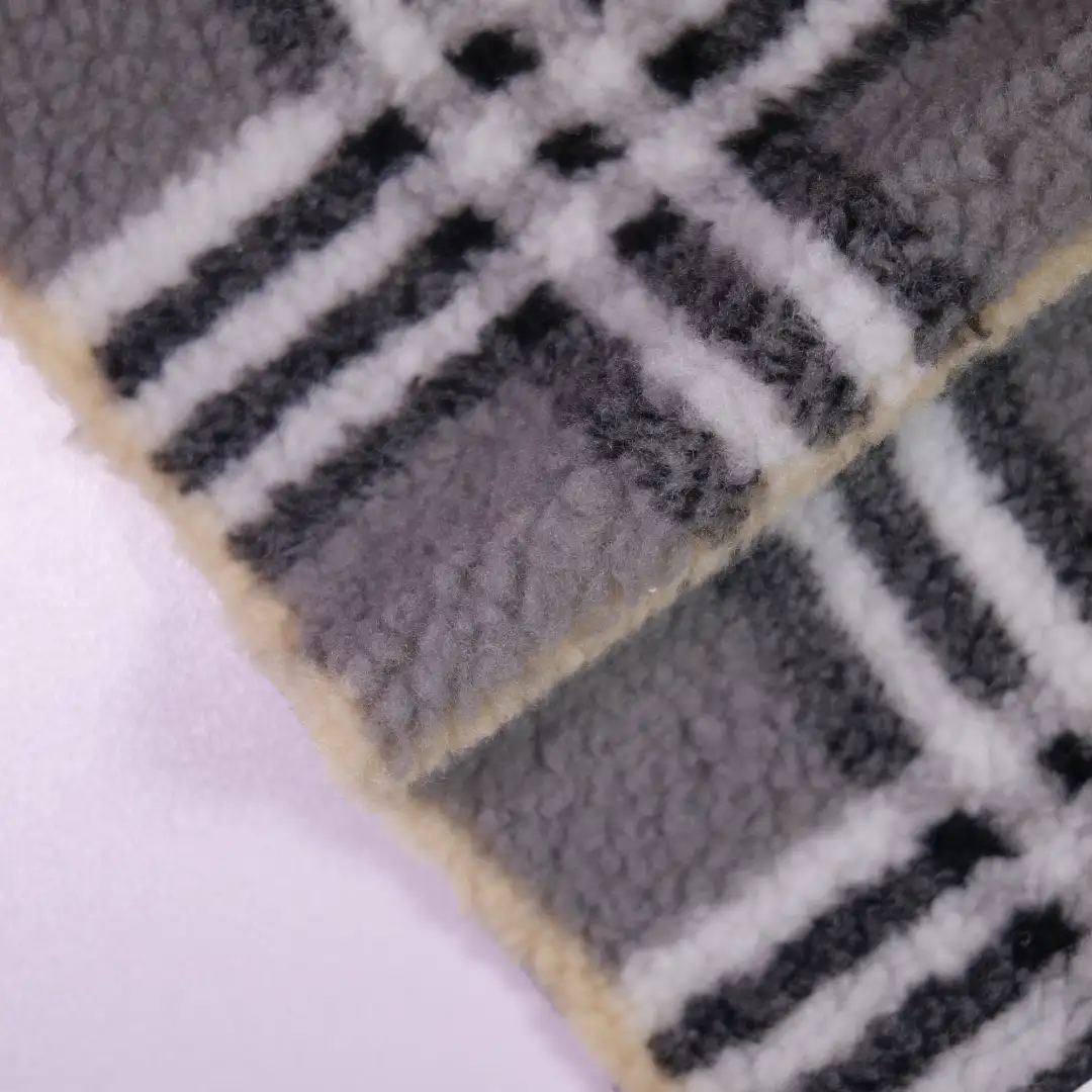 China Fabric for Crop Top Sherpa Knit Fabric Polyester Colorful color buy from China wholesaler bulk order at wholesale price free worldwide shipping Alibaba