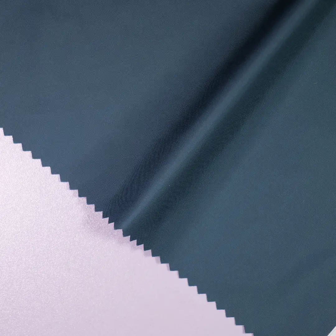 China Fabric for Down Jacket Polyester Taffeta Synthetic Woven Fabric Polyester green color buy from China wholesaler bulk order at wholesale price free worldwide shipping Alibaba