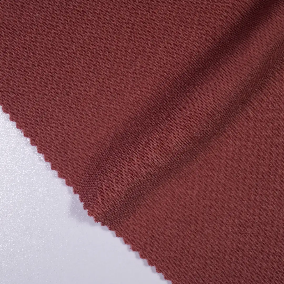 China Fabric for Sweatshirt Fleece Knit Fabric Polyester purplish red color buy from China wholesaler bulk order at wholesale price free worldwide shipping Alibaba