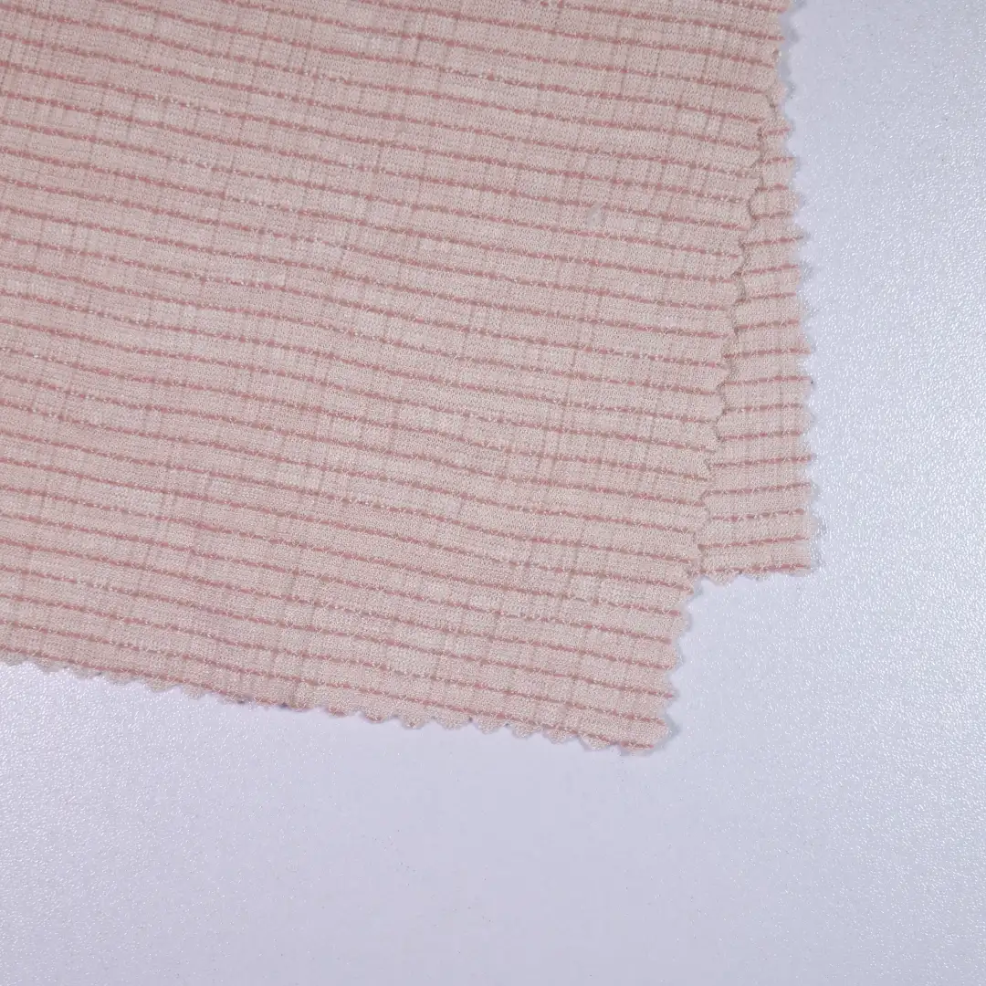 China Fabric for Tank Top,Blouse Crepe Knit Fabric Polyester Rayon Spandex pink color buy from China wholesaler bulk order at wholesale price free worldwide shipping Alibaba