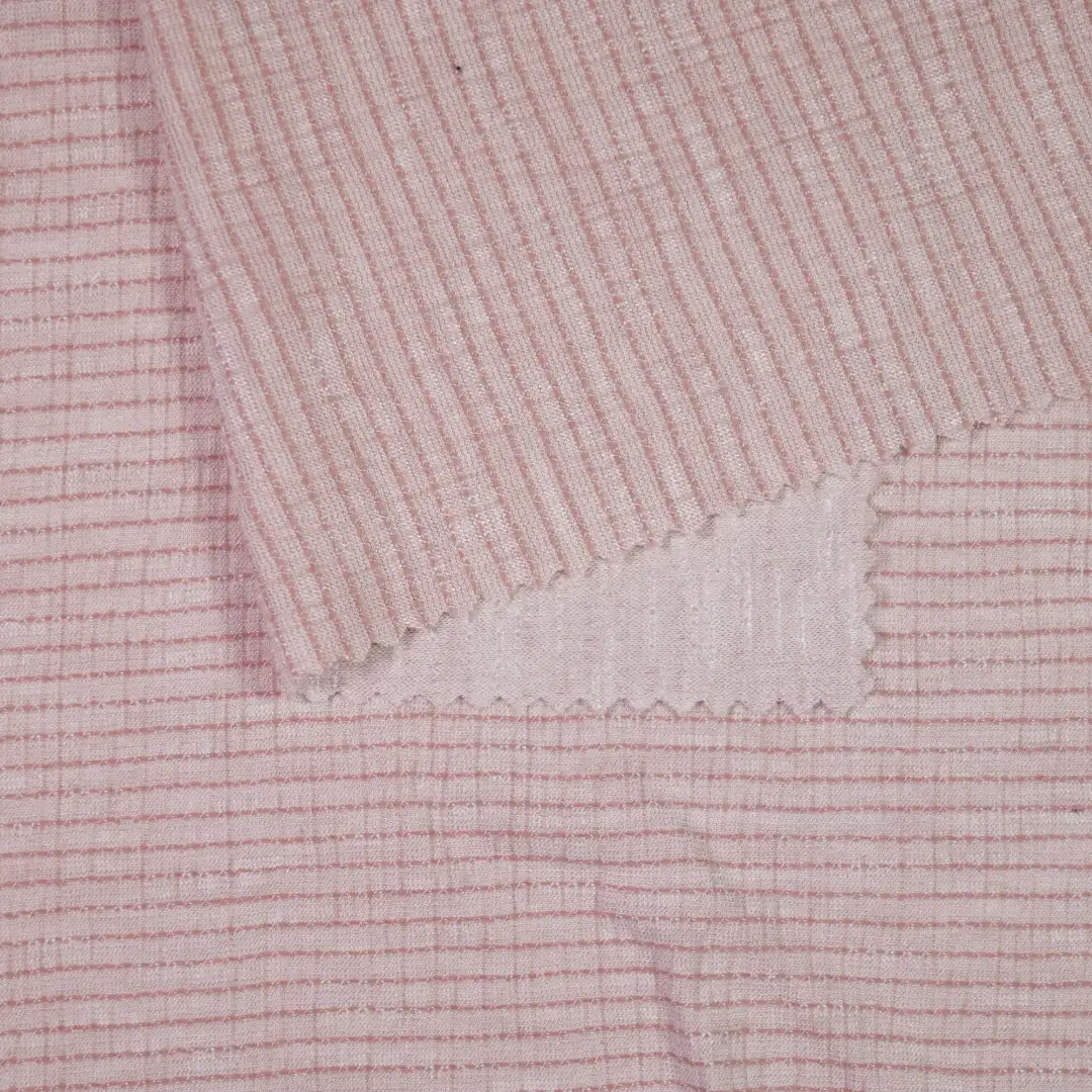 China Fabric for Tank Top,Blouse Crepe Knit Fabric Polyester Rayon Spandex pink color buy from China wholesaler bulk order at wholesale price free worldwide shipping Alibaba