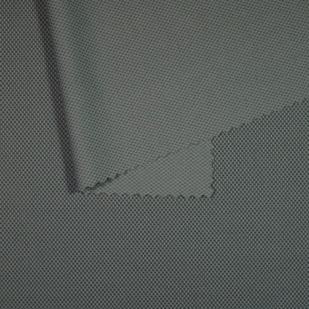 China Fabric for T-Shirt,Polo Shirt,Yoga Clothes Jacquard Knit Fabric Polyester Spandex grey color buy from China wholesaler bulk order at wholesale price free worldwide shipping Alibaba