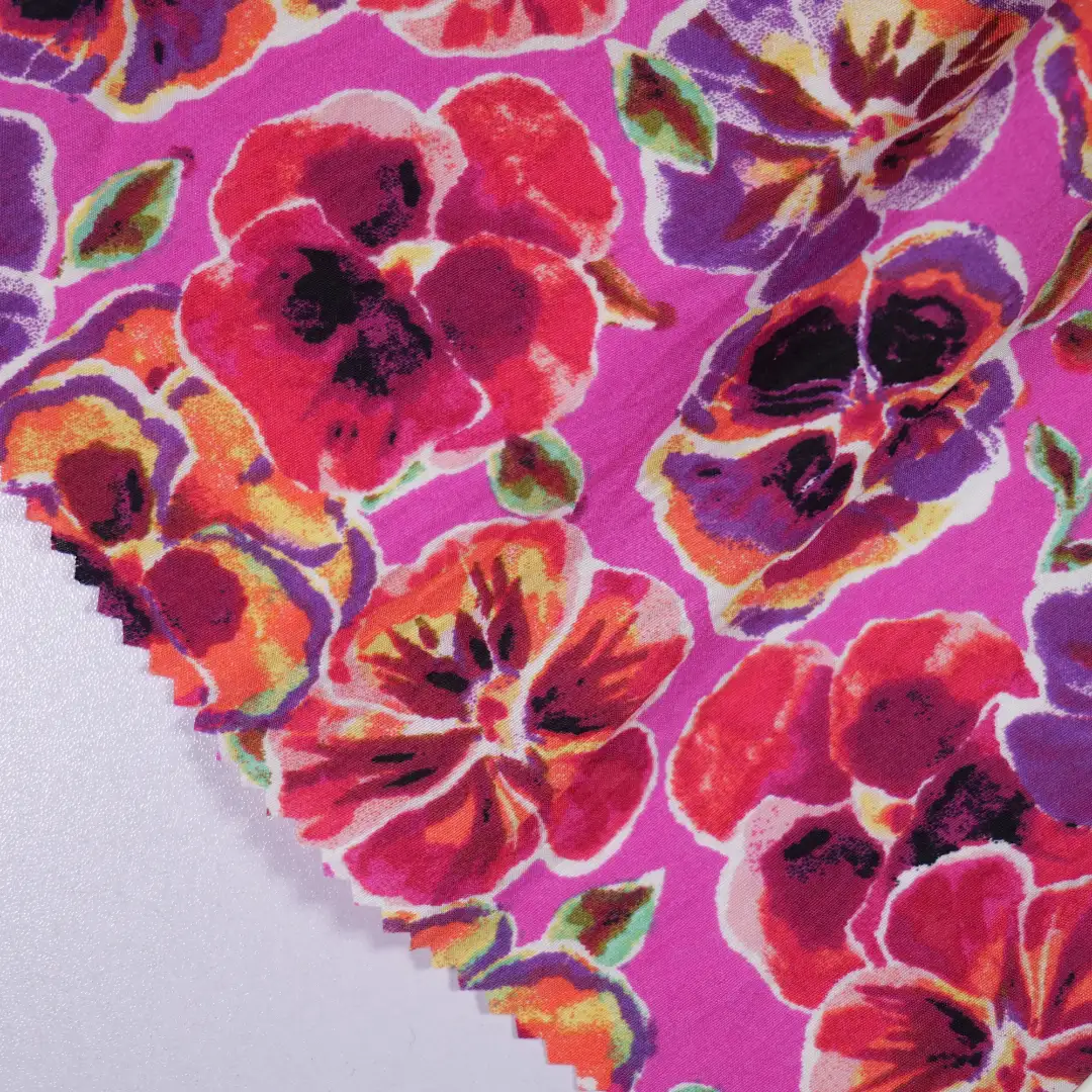 China Fabric for Blouse,Skirt Crepe Woven Blended Fabric Rayon Nylon pink color buy from China wholesaler bulk order at wholesale price free worldwide shipping Alibaba