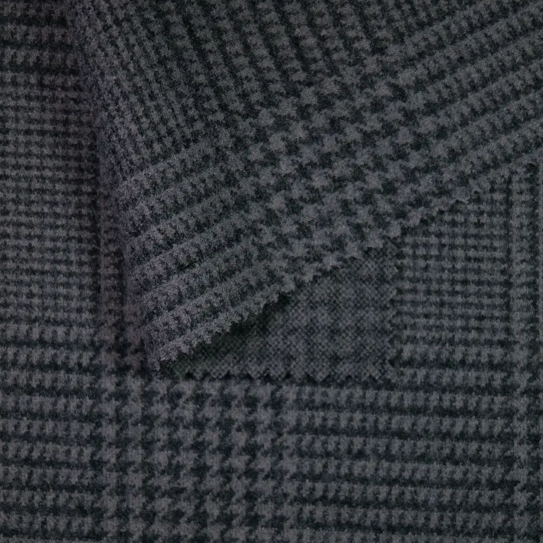 China Fabric for Jackets,Overcoat Knit Woolen Fabric Woolen Polyester grey color buy from China wholesaler bulk order at wholesale price free worldwide shipping Alibaba