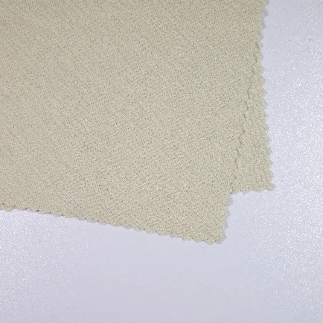 China Fabric for T-Shirt,Polo Shirt Jacquard Knit Fabric Polyester Spandex Khaki color buy from China wholesaler bulk order at wholesale price free worldwide shipping Alibaba