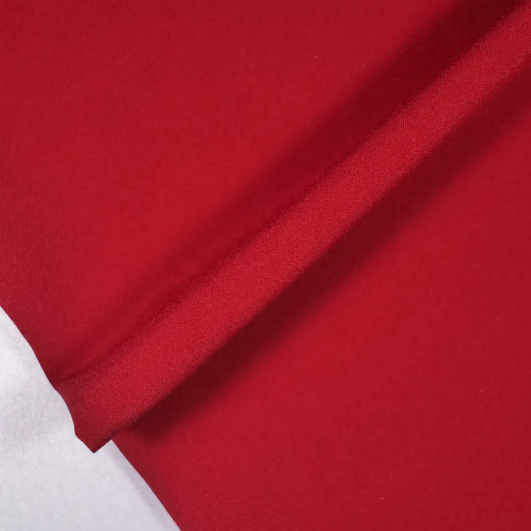 China Fabric for Interlining Polyester Pongee Synthetic Woven Fabric Polyester red color buy from China wholesaler bulk order at wholesale price free worldwide shipping Alibaba