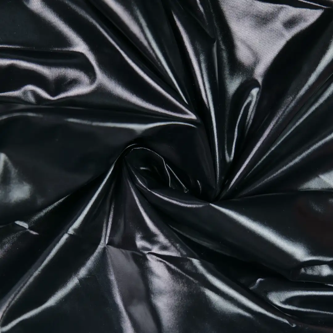 China Fabric for Down Jacket,Padded Jacket Taffeta Synthetic Woven Fabric Nylon black color buy from China wholesaler bulk order at wholesale price free worldwide shipping Alibaba