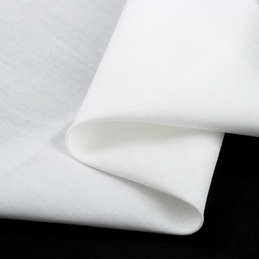 China Fabric for Shirt Cotton Plain Natural Woven Fabric Cotton White color buy from China wholesaler bulk order at wholesale price free worldwide shipping Alibaba
