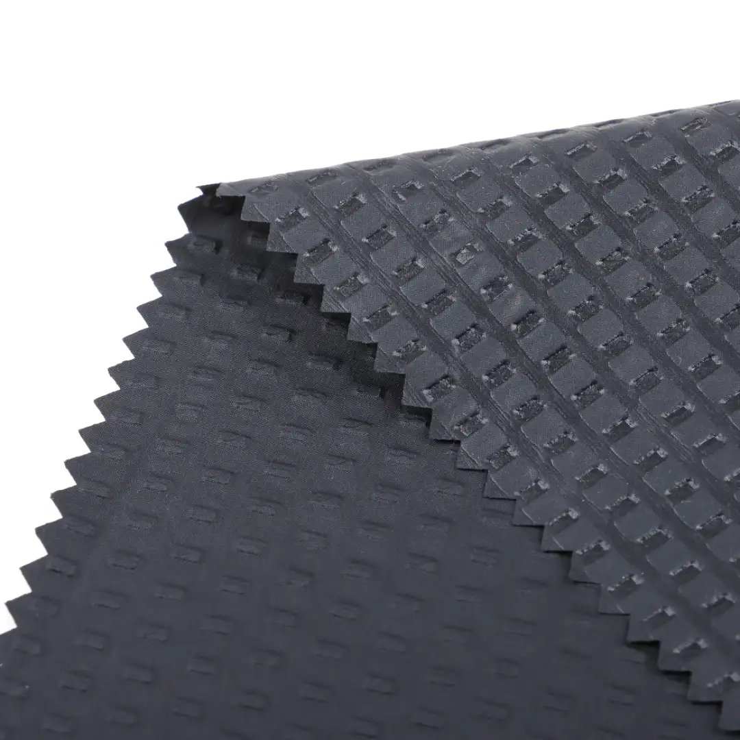 China Fabric for Jackets Polyester Pongee Synthetic Woven Fabric Polyester BLACK color buy from China wholesaler bulk order at wholesale price free worldwide shipping Alibaba