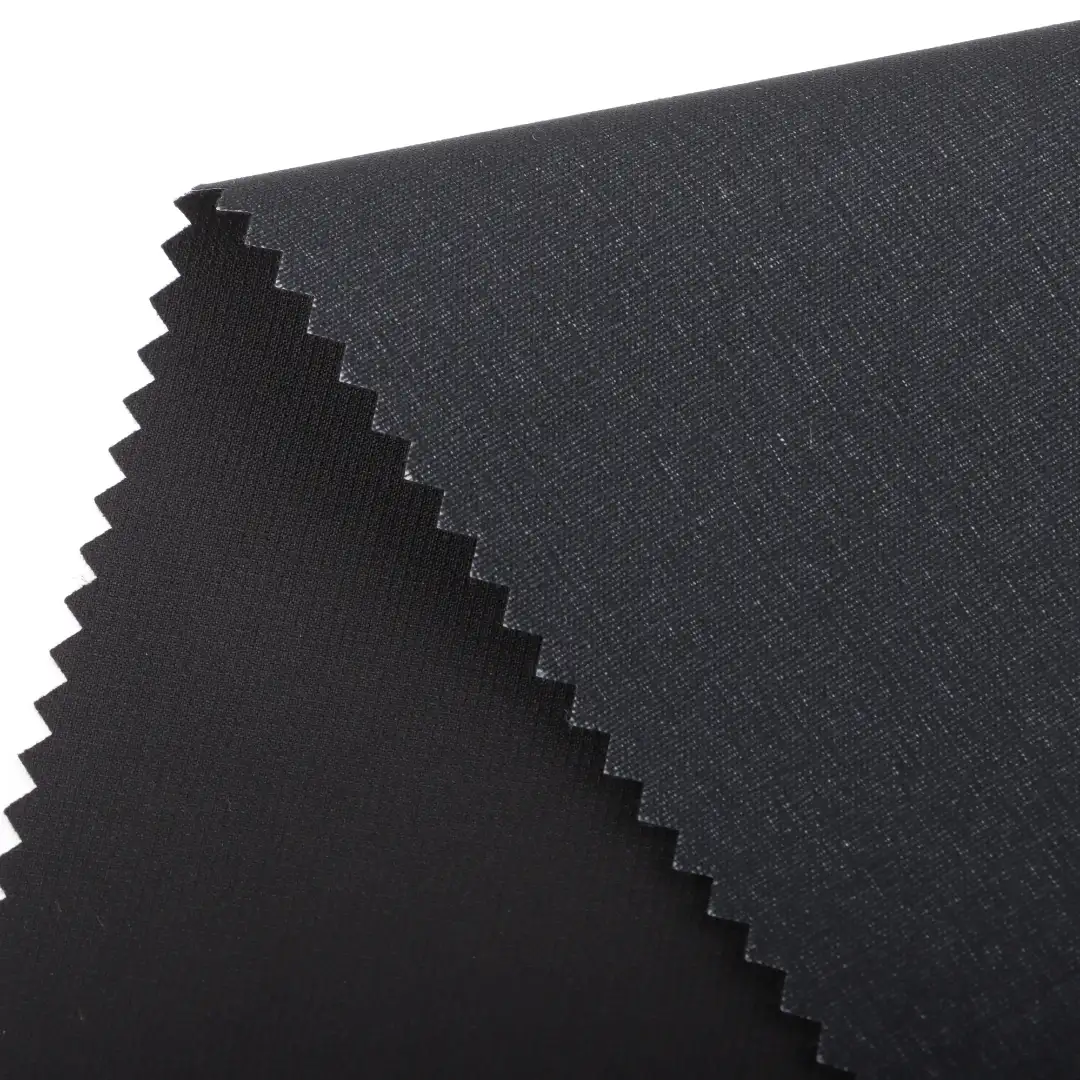China Fabric for Jackets Polyester Pongee Synthetic Woven Fabric Polyester BLACK color buy from China wholesaler bulk order at wholesale price free worldwide shipping Alibaba