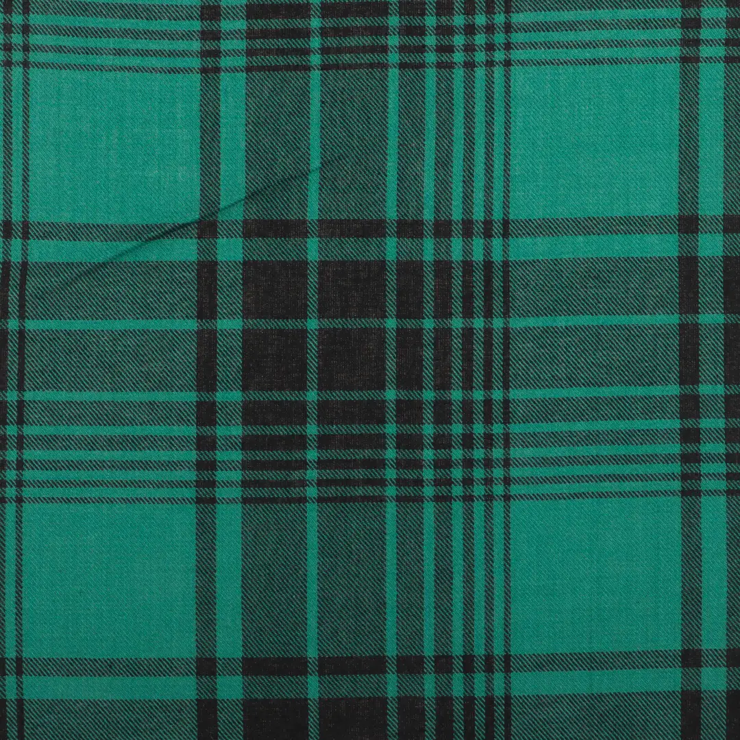 China Fabric for Loungewear Cotton YD Flannel Natural Woven Fabric Cotton Green and black color buy from China wholesaler bulk order at wholesale price free worldwide shipping Alibaba
