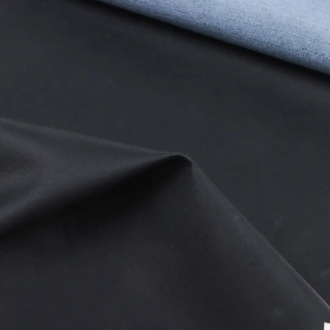 China Fabric for Denim Jacket,Jeans TC Twill Woven Blended Fabric Polyester Cotton BLACK color buy from China wholesaler bulk order at wholesale price free worldwide shipping Alibaba
