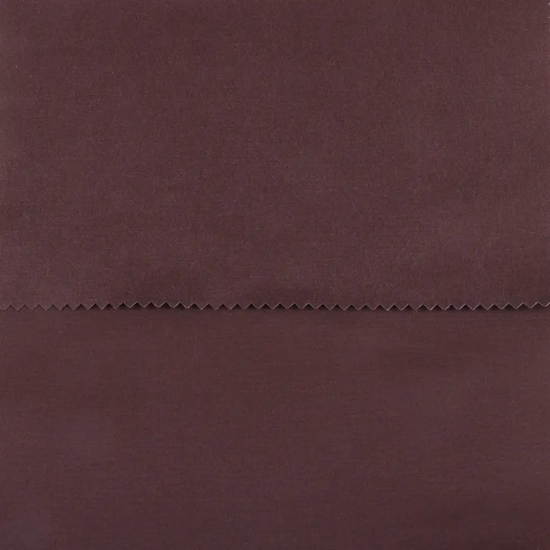 China Fabric for Jackets TC Twill Woven Blended Fabric Polyester Cotton burgundy color buy from China wholesaler bulk order at wholesale price free worldwide shipping Alibaba