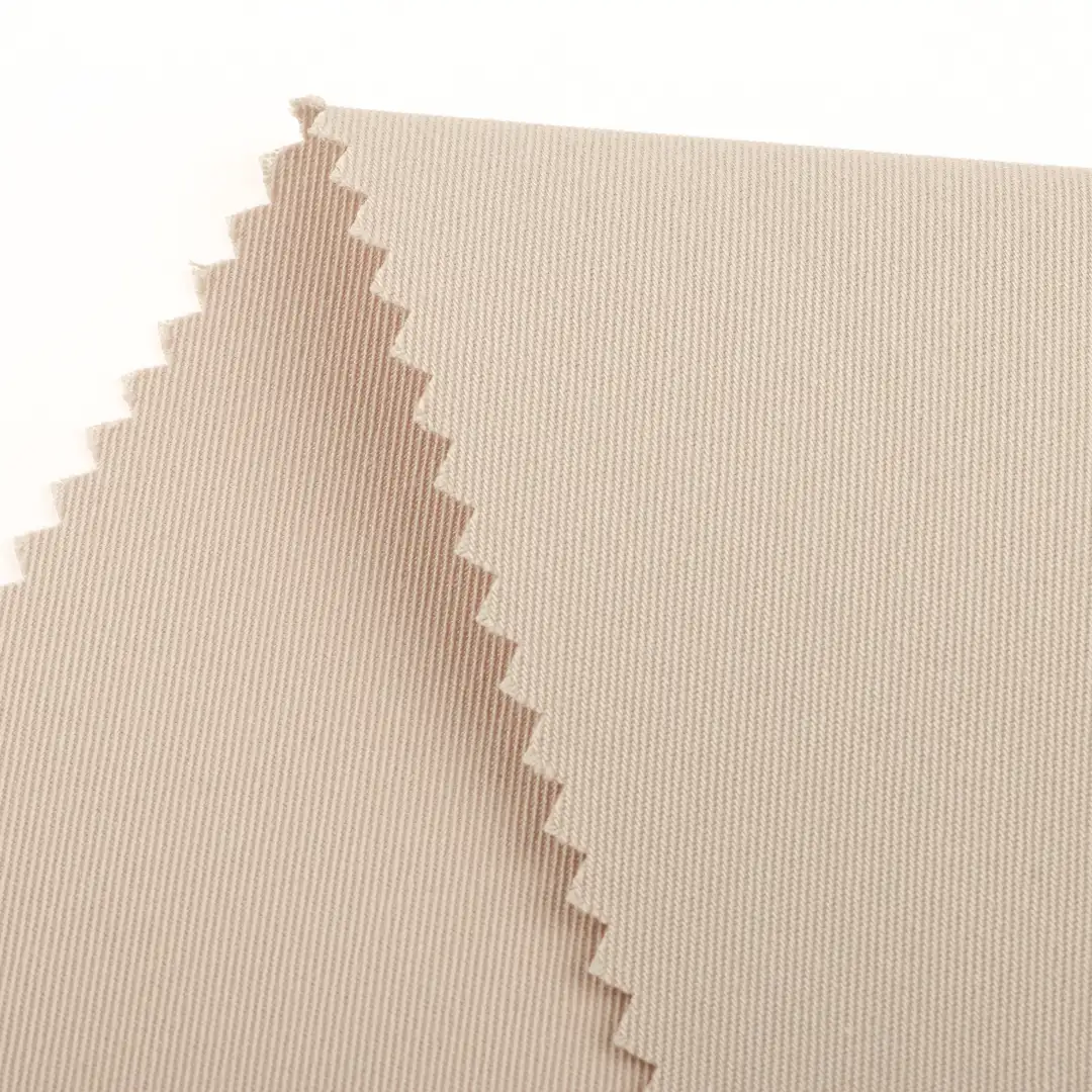 China Fabric for Jackets TC Twill Woven Blended Fabric Polyester Cotton khaki color buy from China wholesaler bulk order at wholesale price free worldwide shipping Alibaba