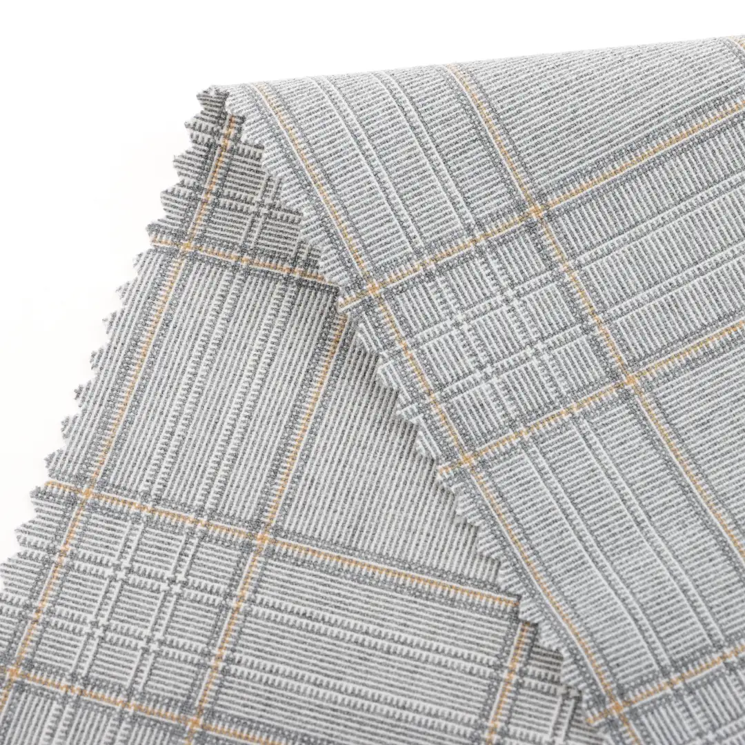China Fabric for Pants Polyester/Rayon Plain Woven Blended Fabric Polyester Rayon Spandex Grey color buy from China wholesaler bulk order at wholesale price free worldwide shipping Alibaba