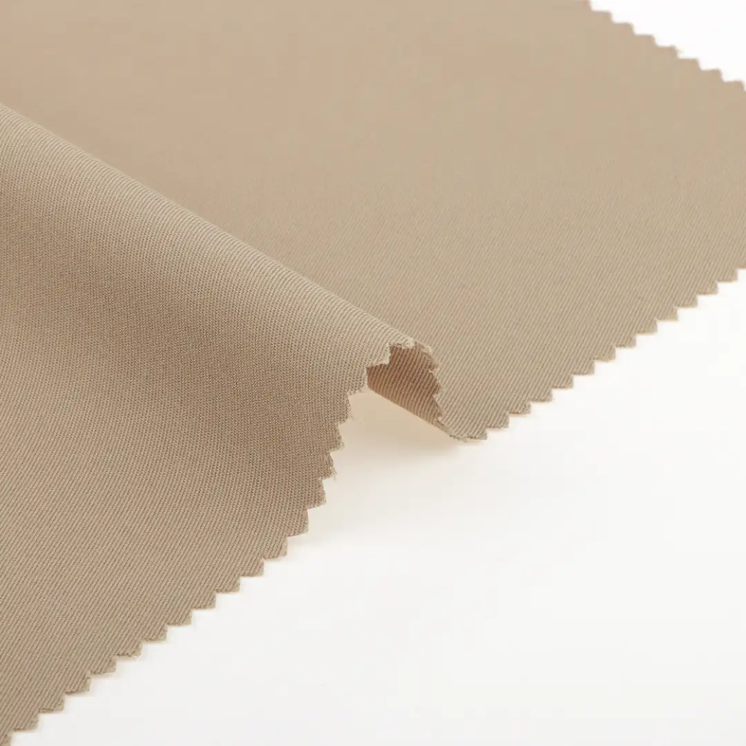 China Fabric for Pants TC Twill Woven Blended Fabric Polyester Cotton khaki color buy from China wholesaler bulk order at wholesale price free worldwide shipping Alibaba