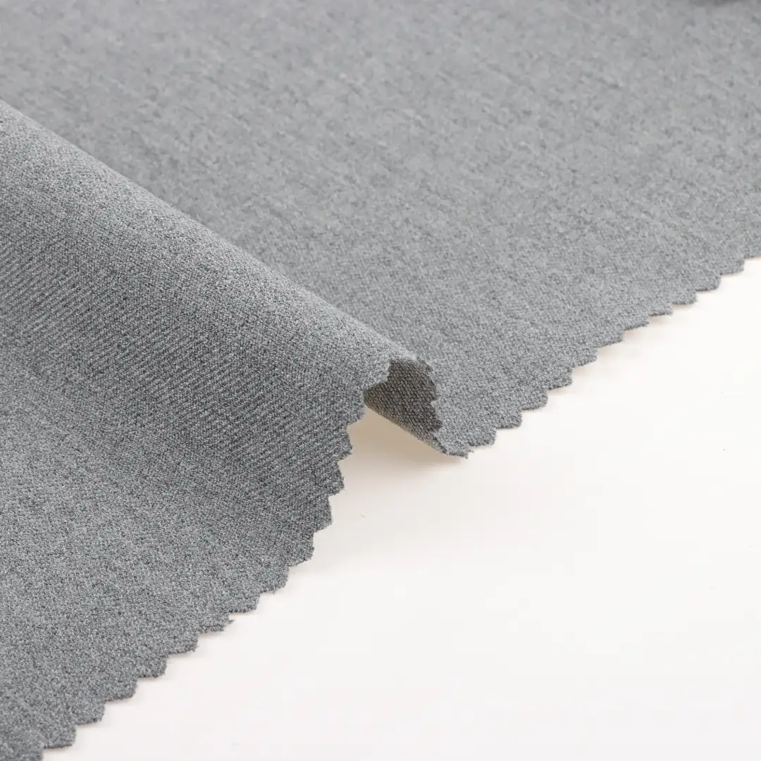 China Fabric for Pants Polyester/Rayon Plain Woven Blended Fabric Polyester Rayon Spandex Grey color buy from China wholesaler bulk order at wholesale price free worldwide shipping Alibaba