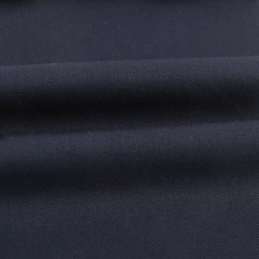 China Fabric for Pants Polyester/Rayon Twill Woven Blended Fabric Polyester Rayon Spandex Blue color buy from China wholesaler bulk order at wholesale price free worldwide shipping Alibaba