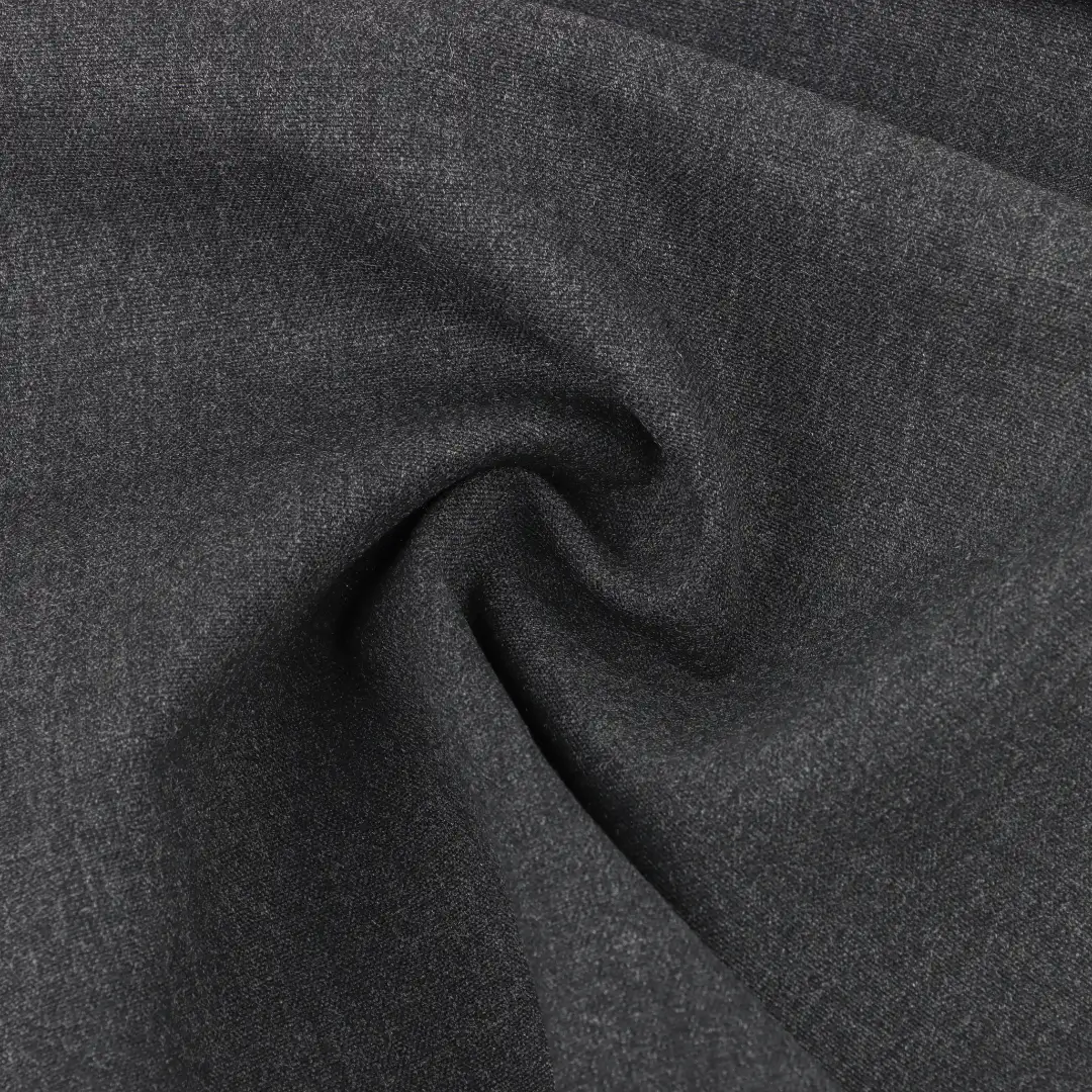 China Fabric for Pants Polyester/Rayon Plain Woven Blended Fabric Polyester Rayon Spandex Grey color buy from China wholesaler bulk order at wholesale price free worldwide shipping Alibaba