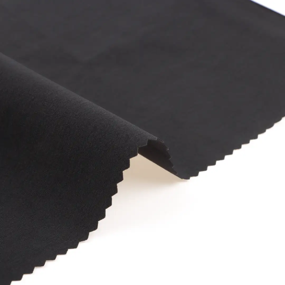 China Fabric for Pants Four Stretch Nylon Woven Fabric Synthetic Woven Fabric Nylon Spandex BLACK color buy from China wholesaler bulk order at wholesale price free worldwide shipping Alibaba