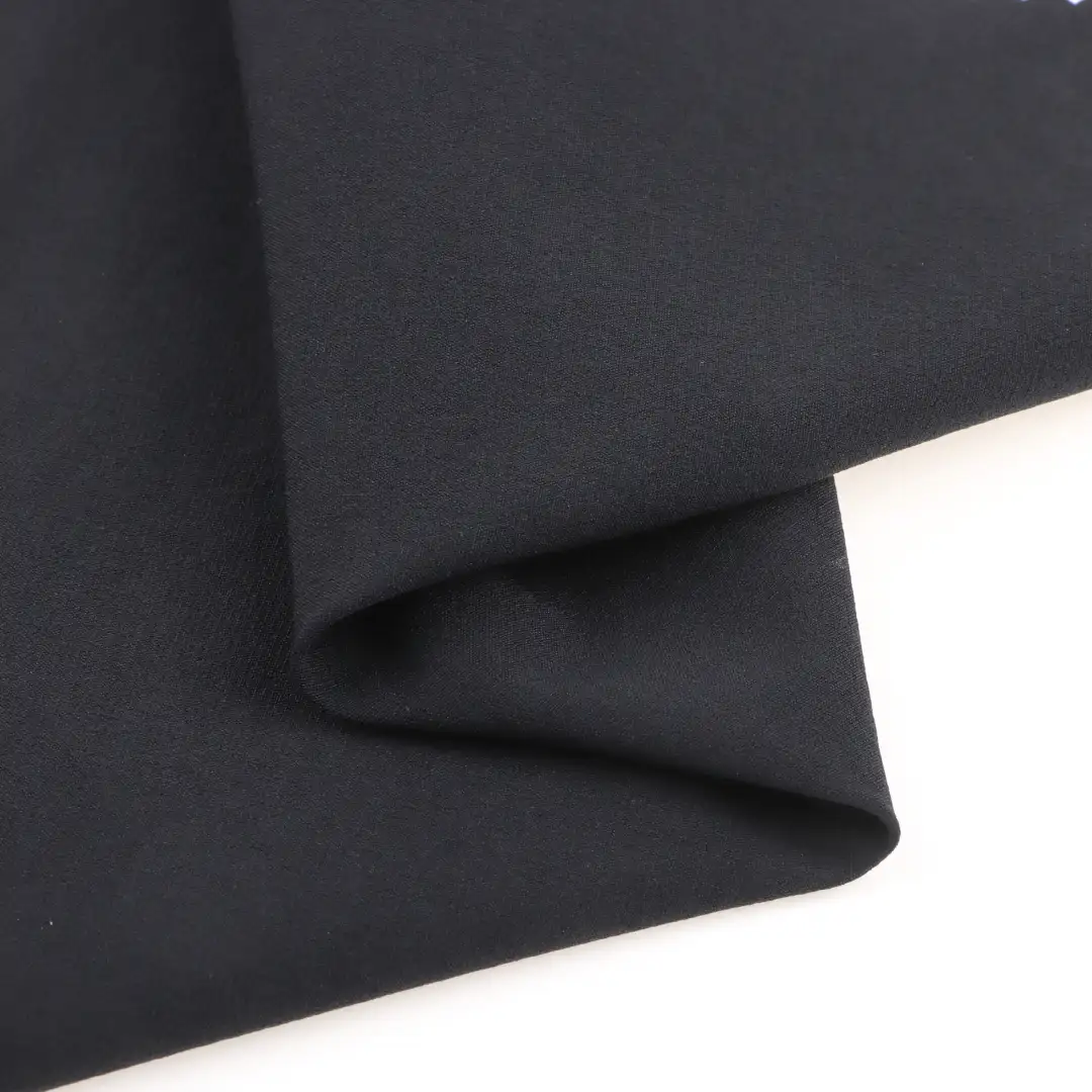 China Fabric for Pants Four Stretch Nylon Woven Fabric Synthetic Woven Fabric Nylon Spandex BLACK color buy from China wholesaler bulk order at wholesale price free worldwide shipping Alibaba