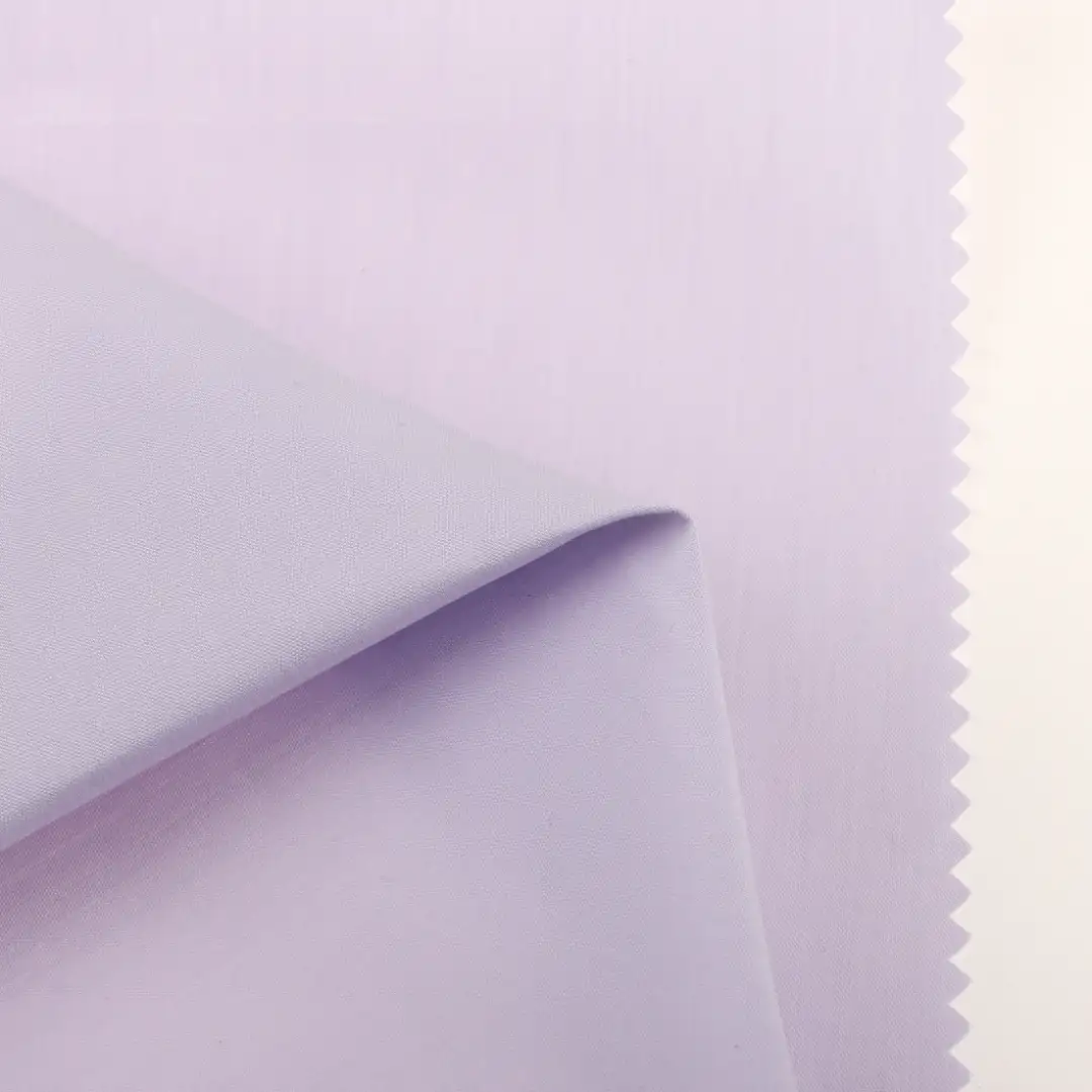 China Fabric for Shirt Nylon/Cotton Plain Woven Blended Fabric Cotton Nylon Spandex PURPLE color buy from China wholesaler bulk order at wholesale price free worldwide shipping Alibaba