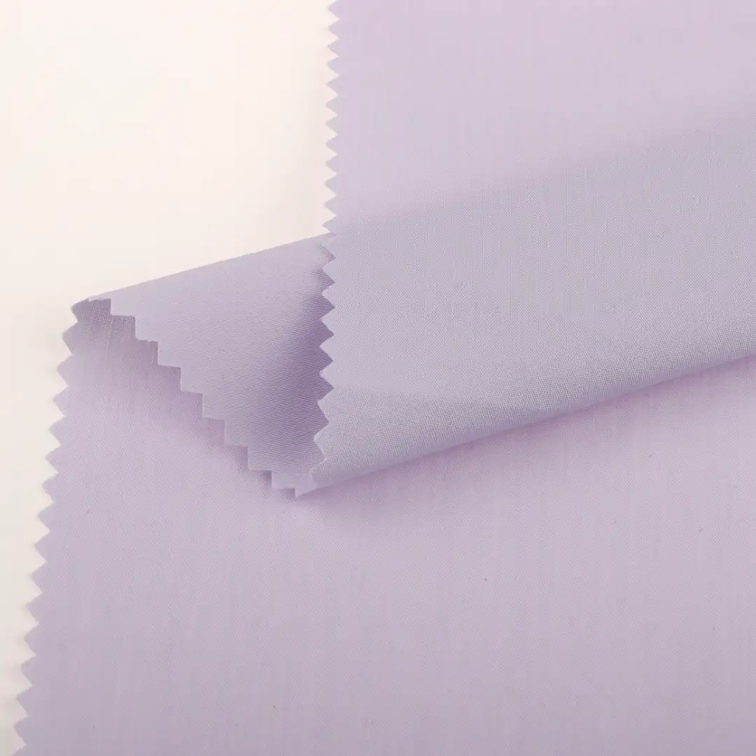 China Fabric for Shirt Nylon/Cotton Plain Woven Blended Fabric Cotton Nylon Spandex PURPLE color buy from China wholesaler bulk order at wholesale price free worldwide shipping Alibaba
