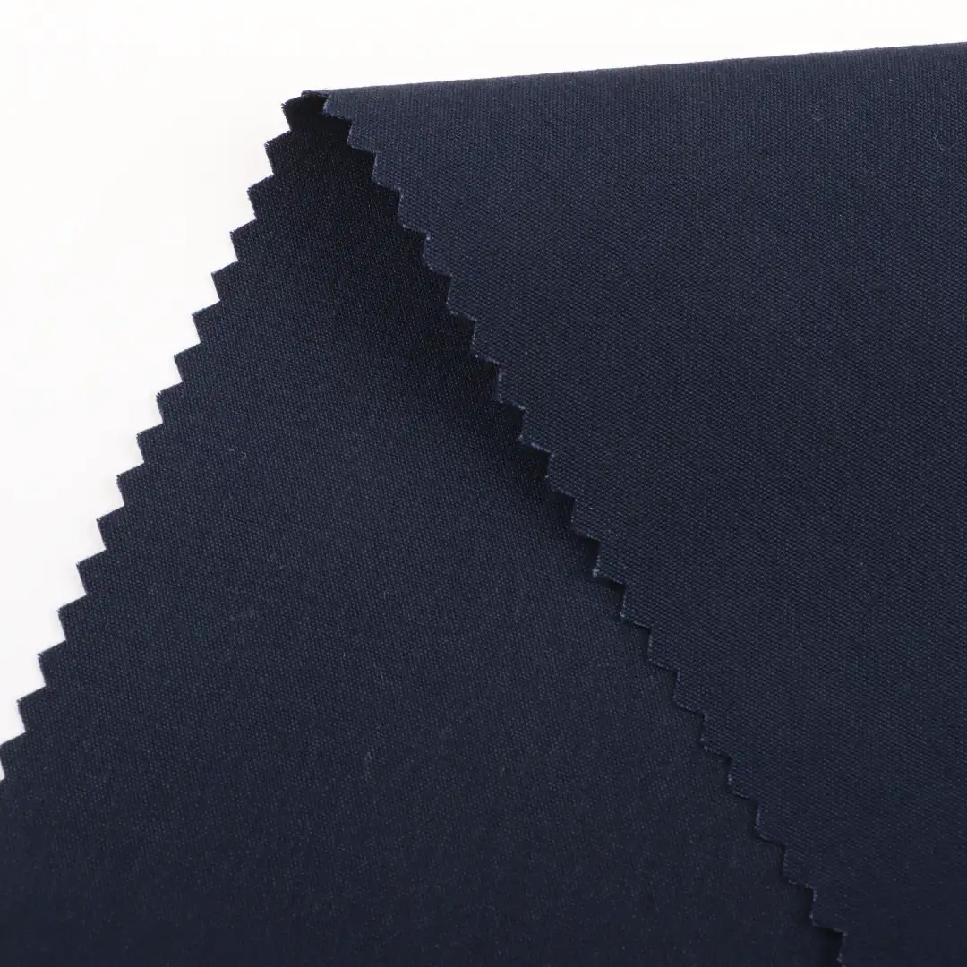 China Fabric for Pants Nylon/Cotton Twill Woven Blended Fabric Cotton Nylon Spandex navy color buy from China wholesaler bulk order at wholesale price free worldwide shipping Alibaba