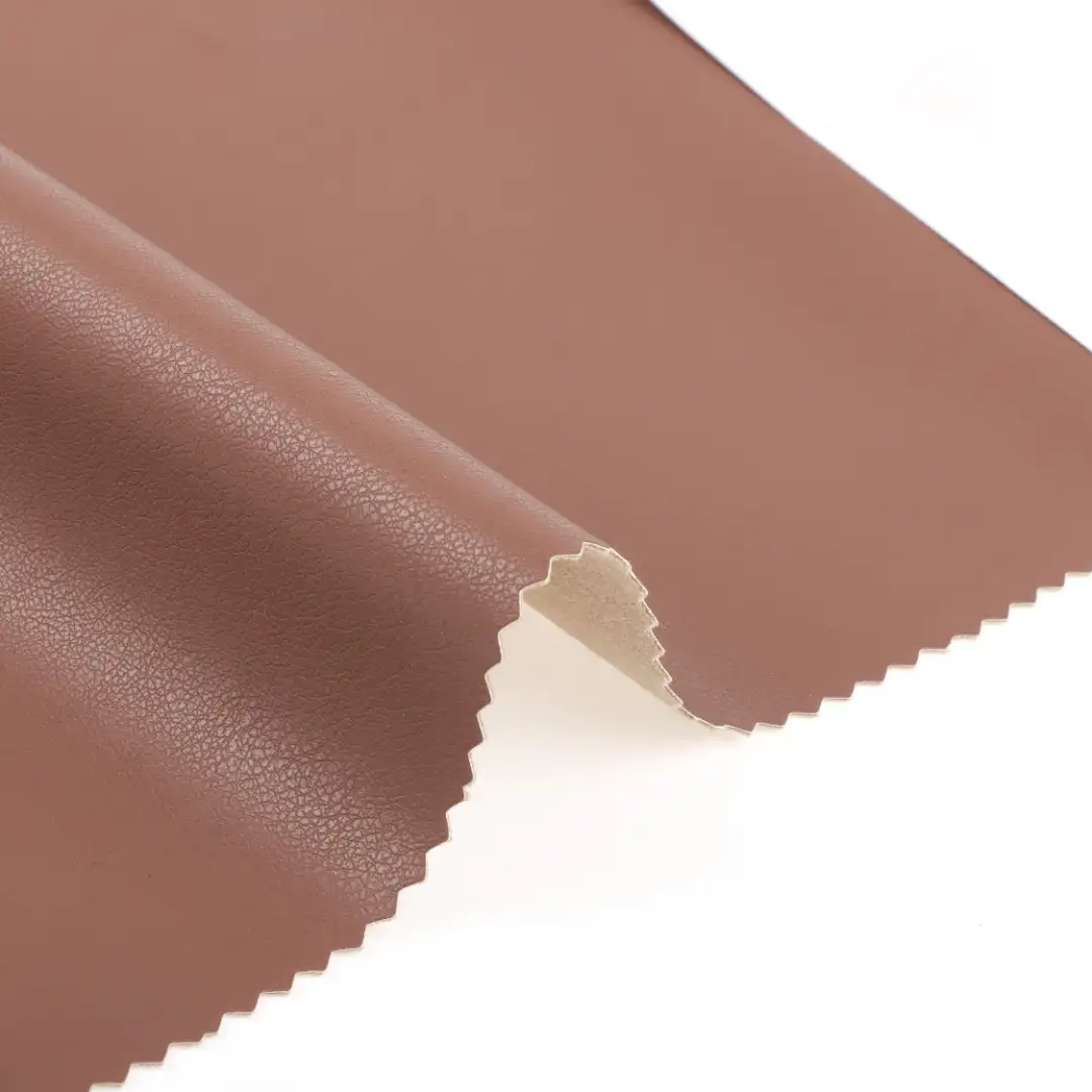 China Fabric for Jackets PU Woven Blended Fabric PU brown color buy from China wholesaler bulk order at wholesale price free worldwide shipping Alibaba