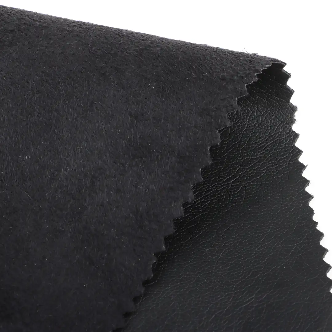 China Fabric for Jackets PU Woven Blended Fabric PU BLACK color buy from China wholesaler bulk order at wholesale price free worldwide shipping Alibaba