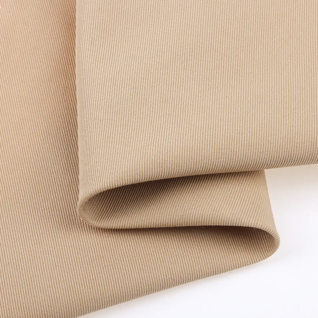 China Fabric for Jackets TC Twill Woven Blended Fabric Cotton Polyester khaki color buy from China wholesaler bulk order at wholesale price free worldwide shipping Alibaba