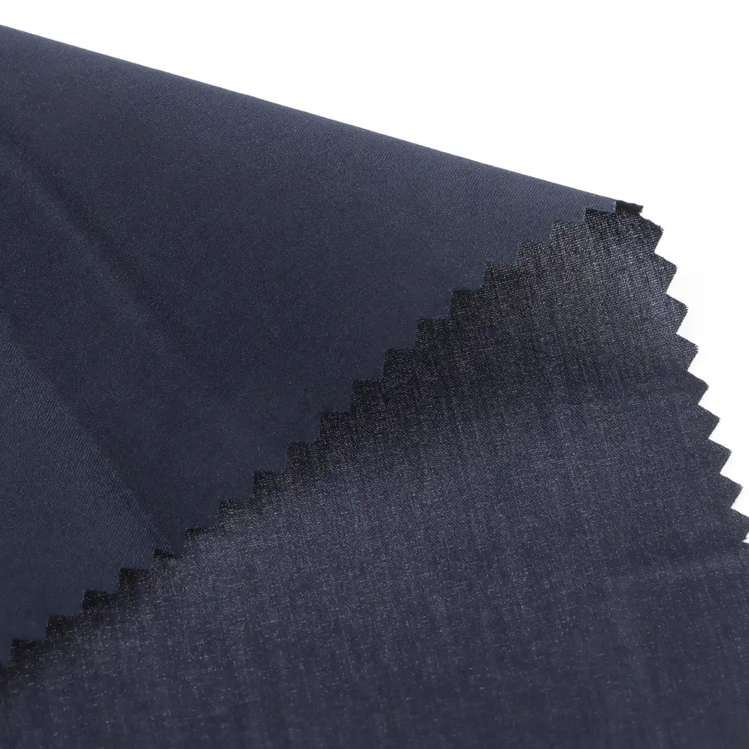 China Fabric for Shirt Nylon/Cotton Plain Woven Blended Fabric Cotton Nylon Spandex navy color buy from China wholesaler bulk order at wholesale price free worldwide shipping Alibaba