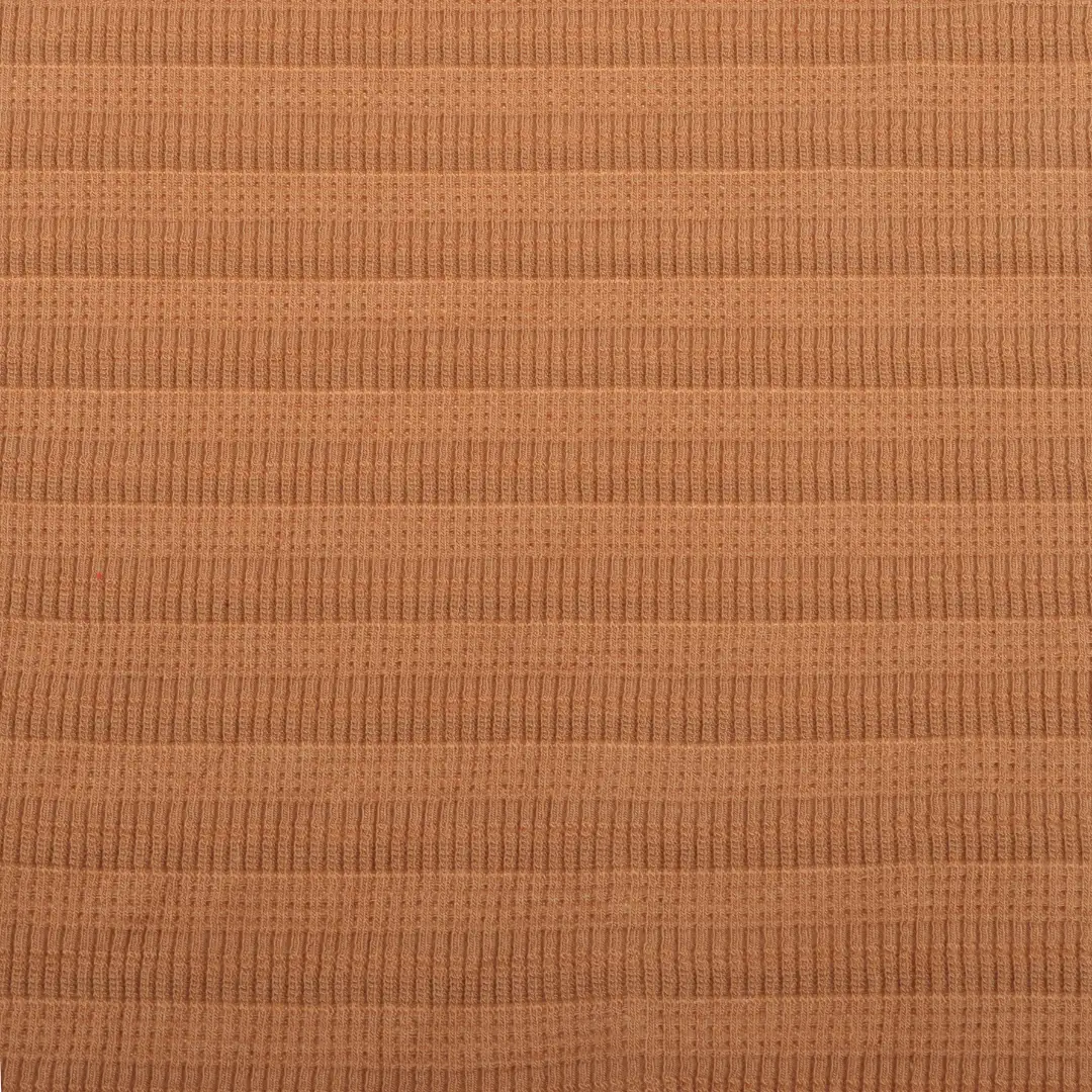 China Fabric for T-Shirt,Shorts Weft Jacquard Knit Fabric Polyester Rayon Spandex Caramel color buy from China wholesaler bulk order at wholesale price free worldwide shipping Alibaba