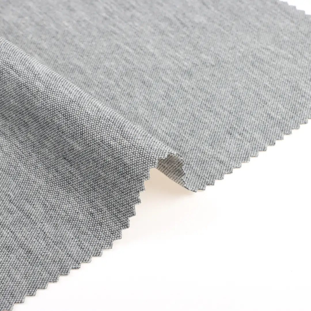 China Fabric for T-Shirt,Shorts Pique Knit Fabric Polyester Viscose Elastane Grey color buy from China wholesaler bulk order at wholesale price free worldwide shipping Alibaba
