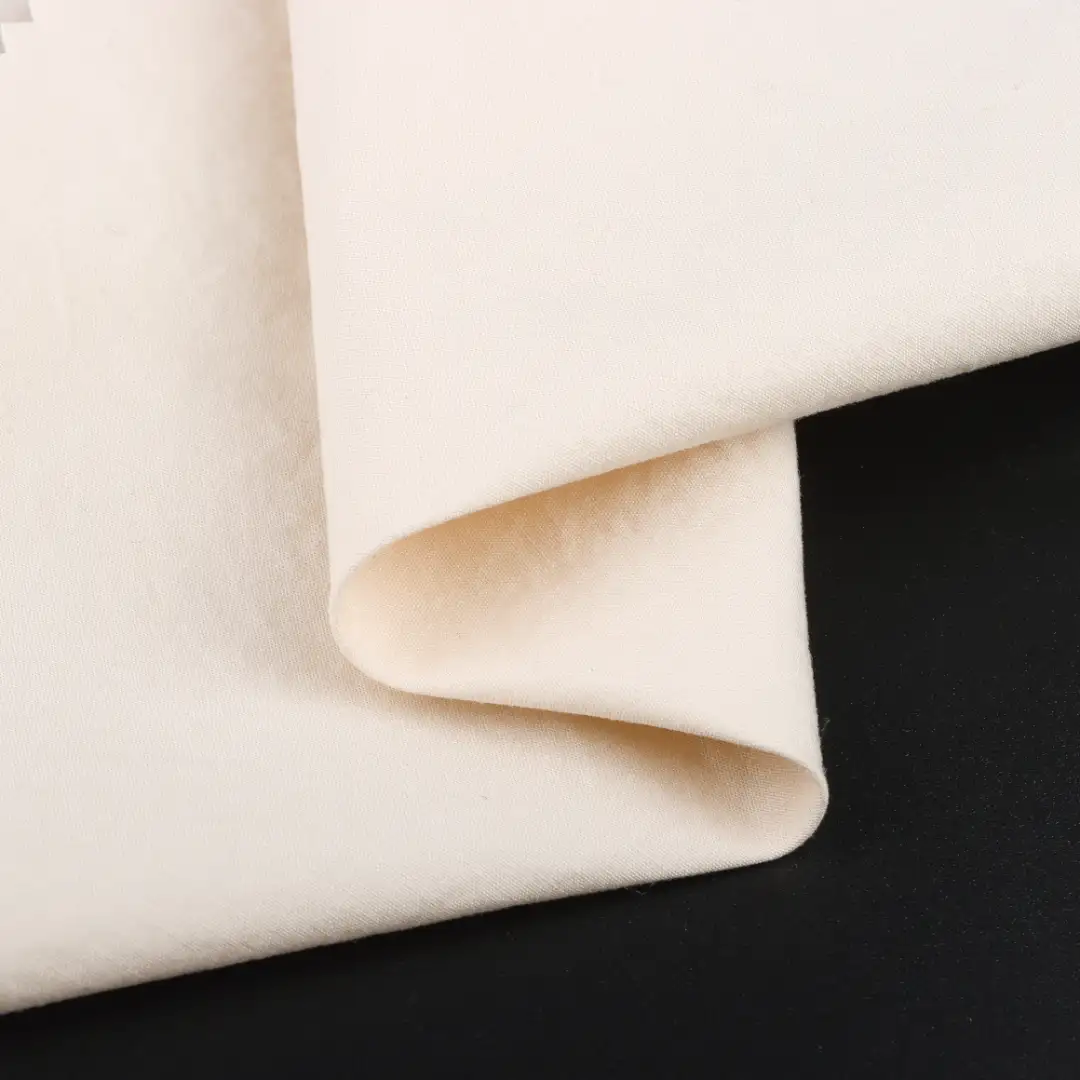 China Fabric for Shirt Cotton Poplin Natural Woven Fabric Cotton Khaki color buy from China wholesaler bulk order at wholesale price free worldwide shipping Alibaba