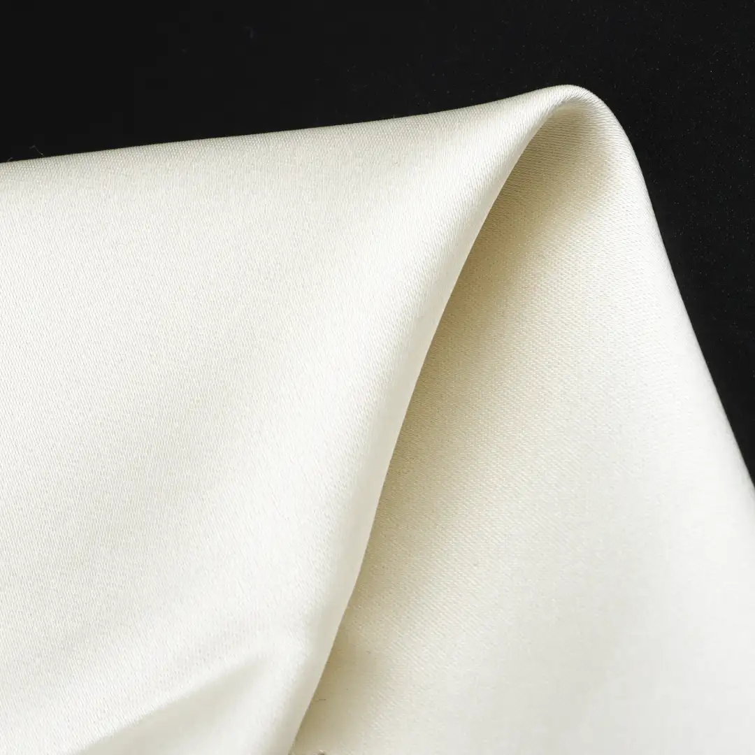 China Fabric for Pants Polyester Satin Synthetic Woven Fabric Polyester Spandex khaki color buy from China wholesaler bulk order at wholesale price free worldwide shipping Alibaba