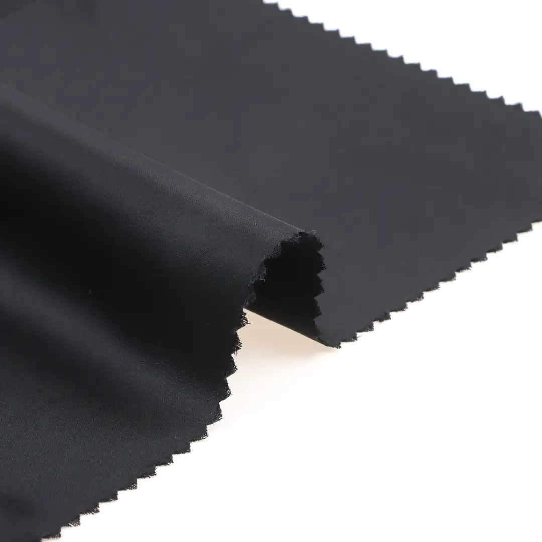 China Fabric for Pants Polyester Satin Synthetic Woven Fabric Polyester BLACK color buy from China wholesaler bulk order at wholesale price free worldwide shipping Alibaba