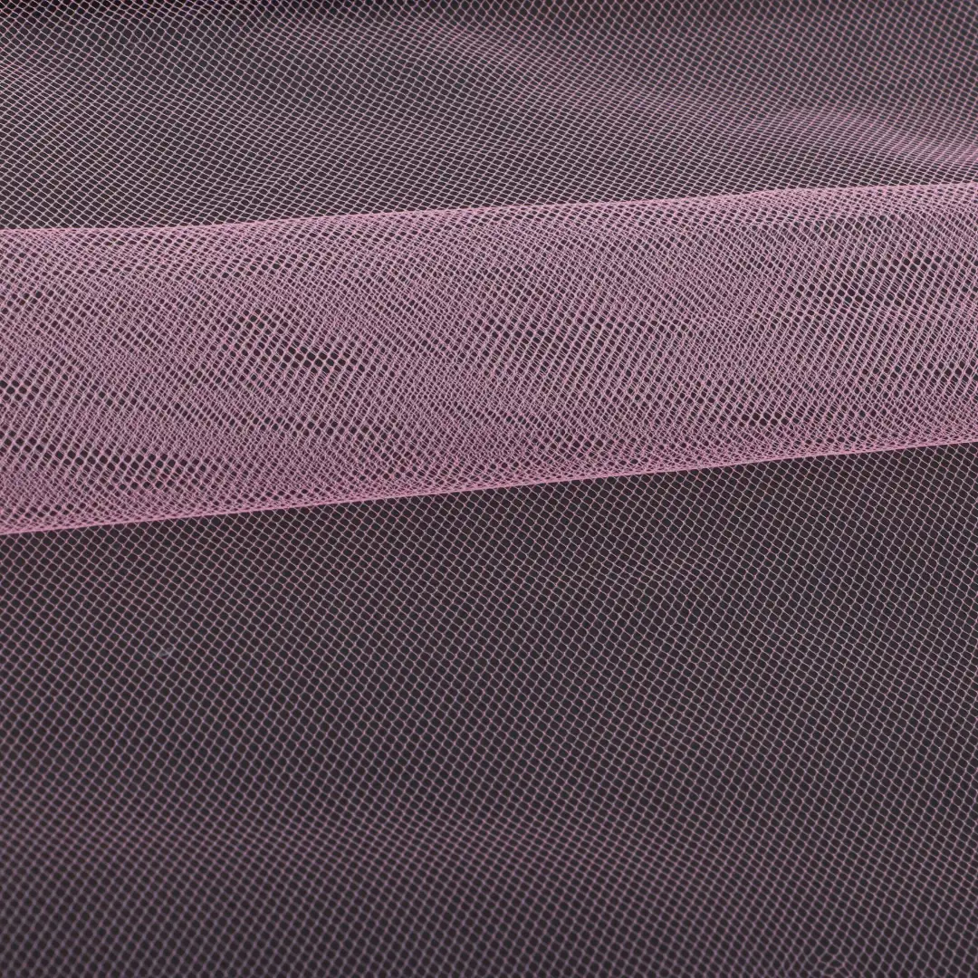 China Fabric for Skirt Mesh Knit Fabric Polyester Pink color buy from China wholesaler bulk order at wholesale price free worldwide shipping Alibaba