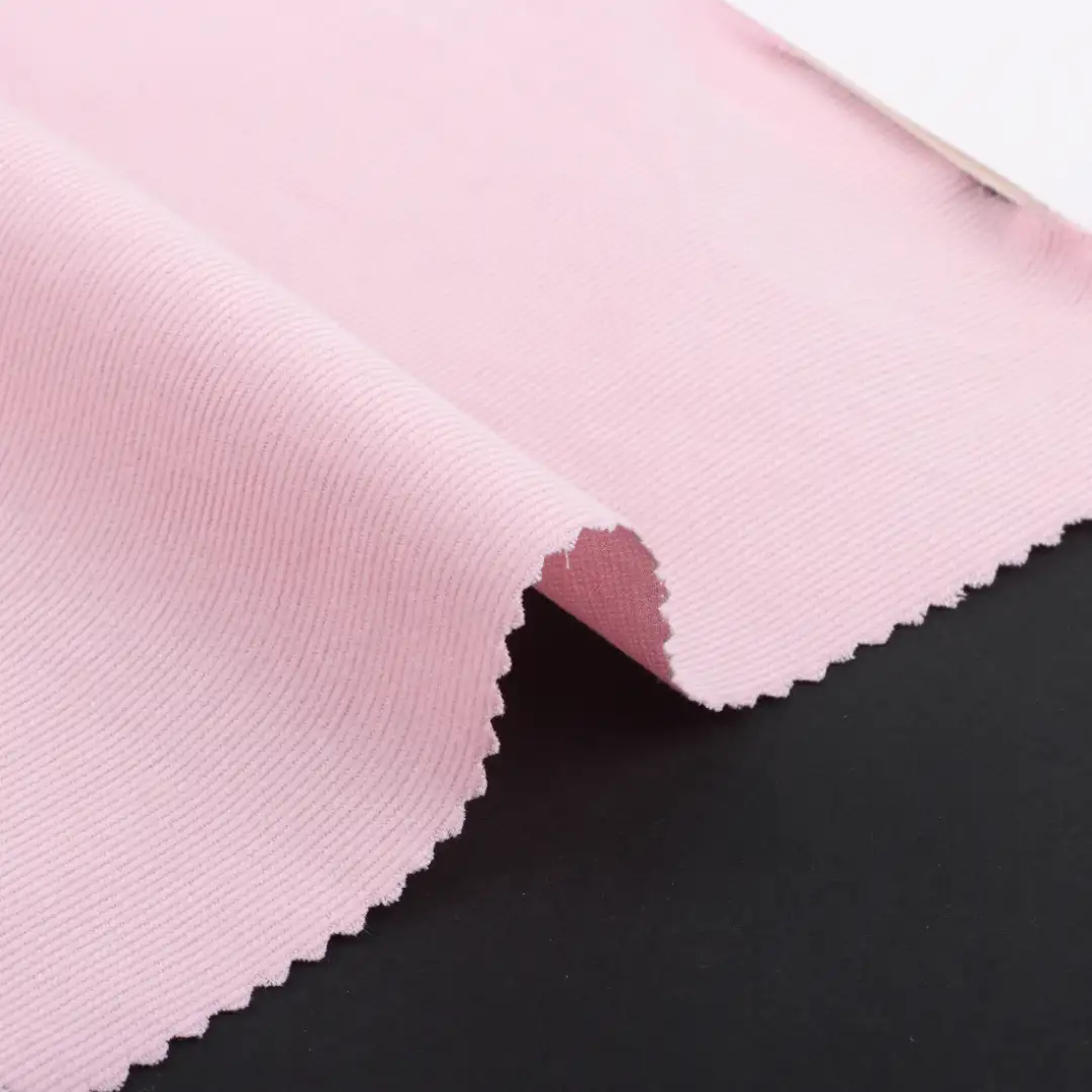 China Fabric for Shirt,Pants Cotton Corduroy Natural Woven Fabric Cotton Pink color buy from China wholesaler bulk order at wholesale price free worldwide shipping Alibaba