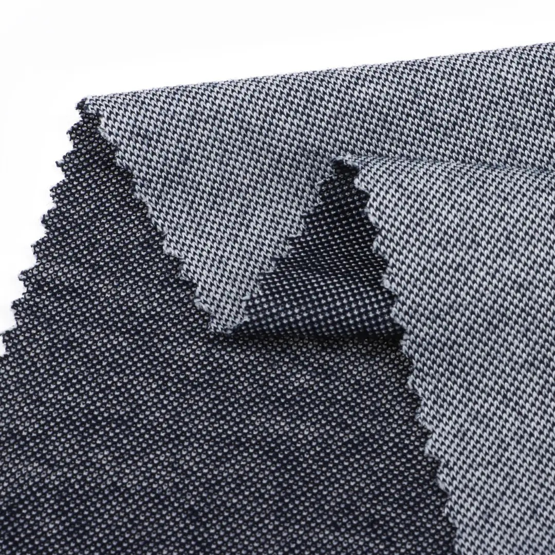 China Fabric for Pants,T-Shirt,Shorts Pique Knit Fabric Rayon Polyester Spandex Blue color buy from China wholesaler bulk order at wholesale price free worldwide shipping Alibaba