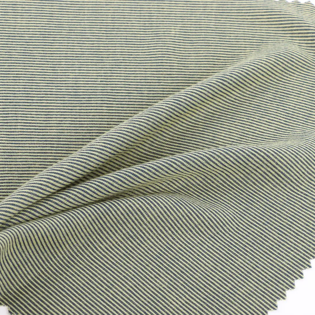 China Fabric for T-Shirt Weft Jacquard Knit Fabric Polyester Rayon Olive Green color buy from China wholesaler bulk order at wholesale price free worldwide shipping Alibaba