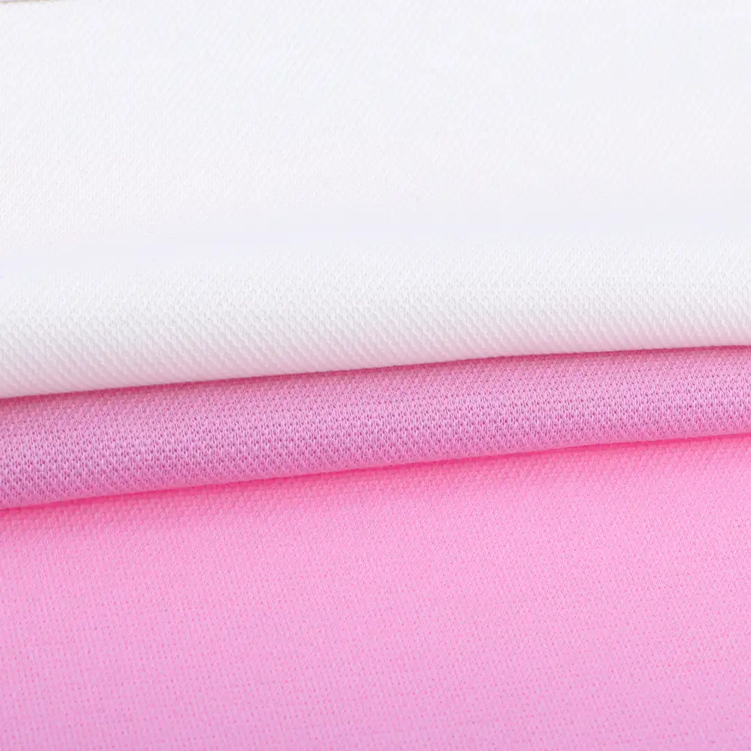 China Fabric for Skirt Pique Knit Fabric Polyester Cotton Pink、white color buy from China wholesaler bulk order at wholesale price free worldwide shipping Alibaba