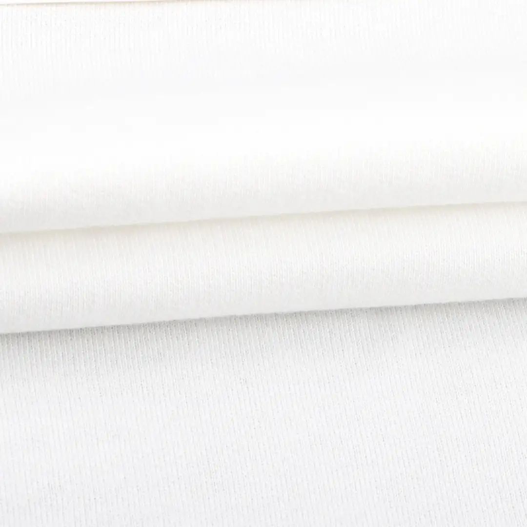 China Fabric for Loungewear French Terry Knit Fabric Cotton Pink、white color buy from China wholesaler bulk order at wholesale price free worldwide shipping Alibaba