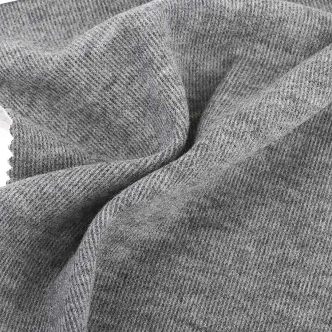 China Fabric for T-Shirt,Loungewear Hacci Knit Fabric Polyester Rayon Spandex Grey color buy from China wholesaler bulk order at wholesale price free worldwide shipping Alibaba